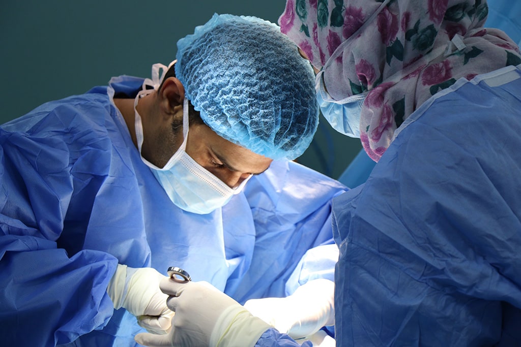 surgeon in surgery